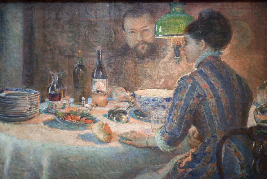 Sotto la lampada - Marie Bracquemond