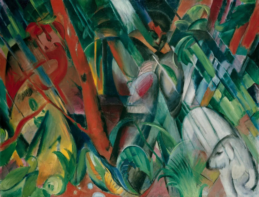 Sotto la pioggia - Franz Marc