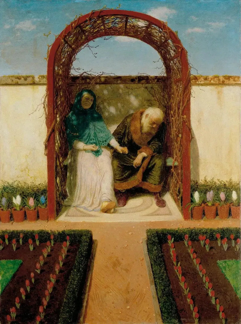 Sotto il pergolato - Arnold Böcklin