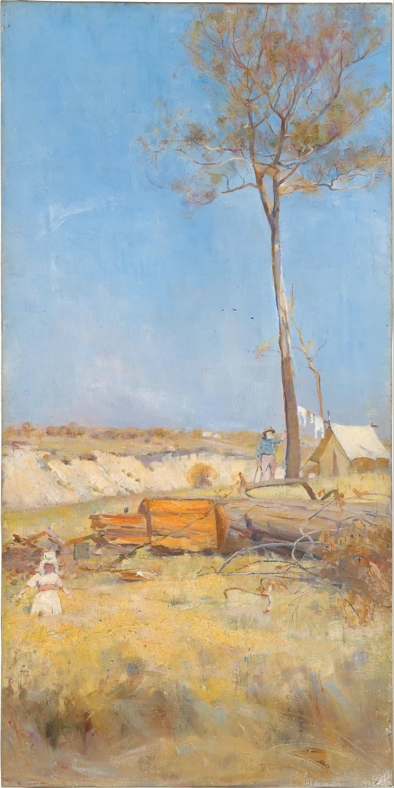 Sotto il sole del sud (L'accampamento del taglialegna) - Charles Conder