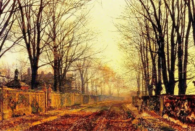 Sotto le faggi - John Atkinson Grimshaw