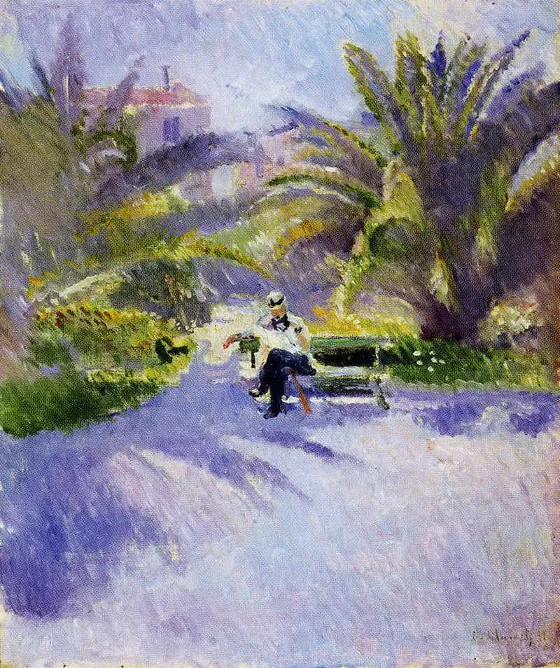 Sotto le palme a Nizza - Edvard Munch