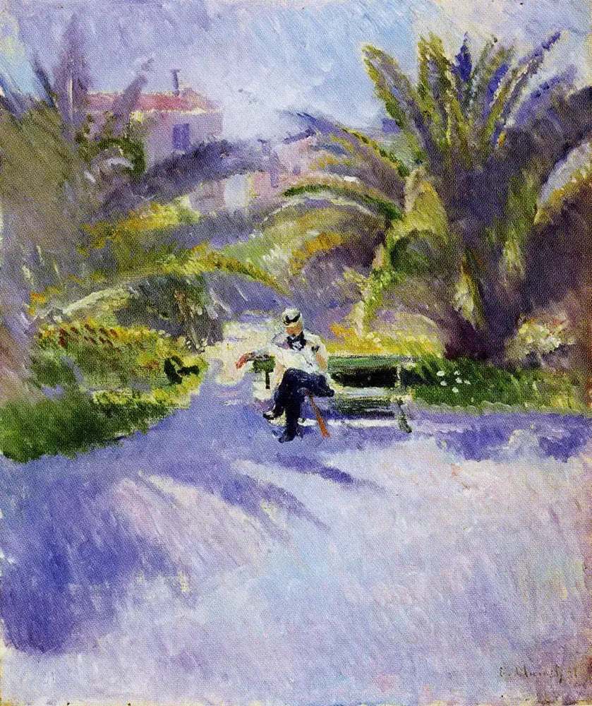 Sotto le palme a Nizza - Edvard Munch