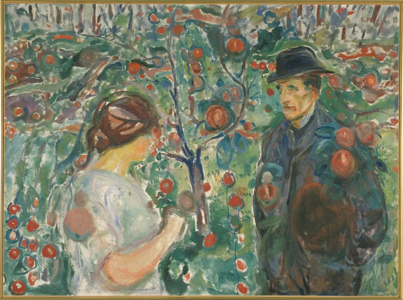 Sotto le mele rosse - Edvard Munch