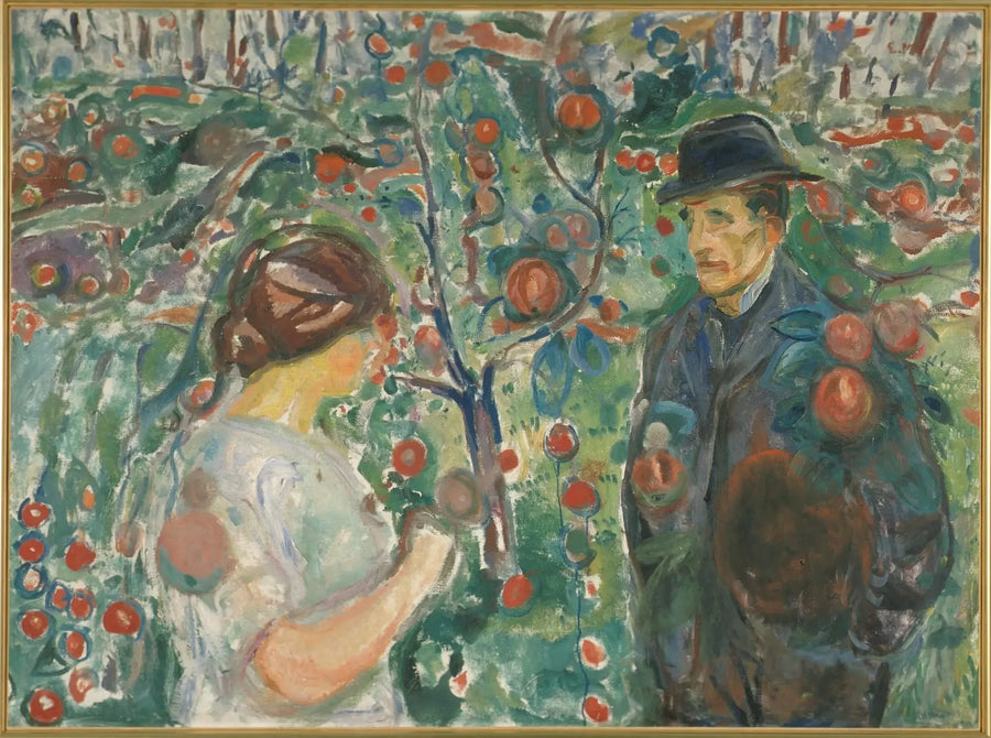 Sotto le mele rosse - Edvard Munch