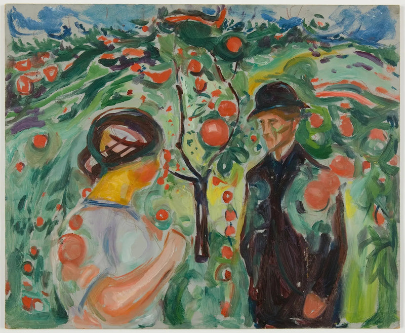 Sotto le mele rosse - Edvard Munch