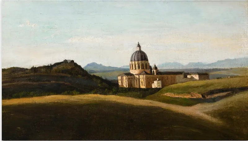 Ricordo d'Italia - Il Vaticano e San Pietro fuori le mura - Jean-Baptiste Camille Corot