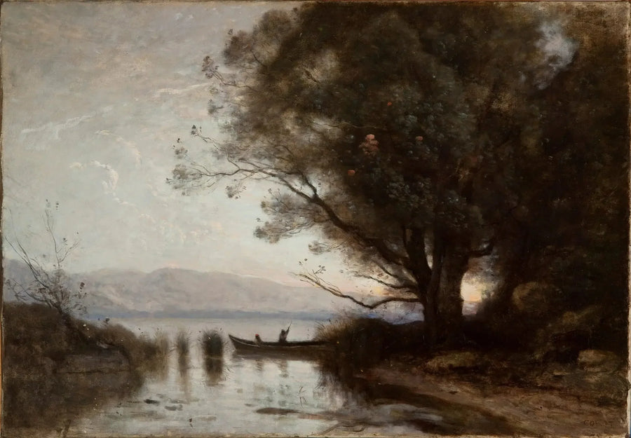 Ricordo di Riva - Jean-Baptiste Camille Corot