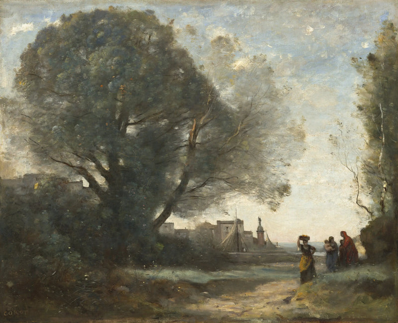 Ricordo di Terracina - Jean-Baptiste Camille Corot
