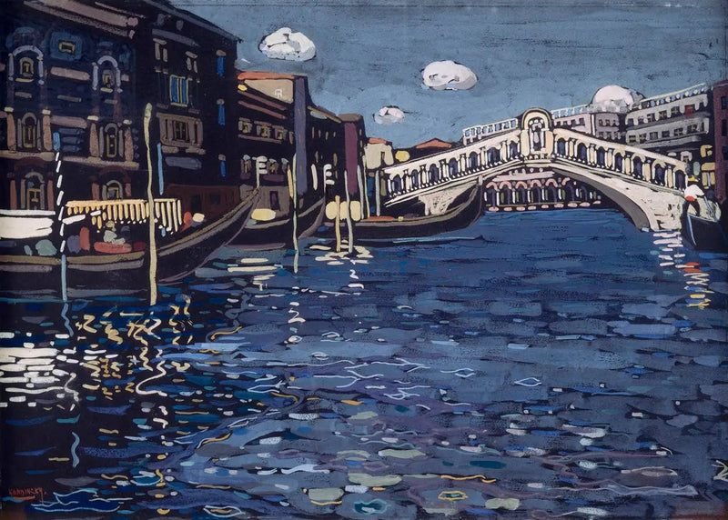 Ricordo di Venezia 4 (Ponte di Rialto) - Vassily Kandinsky