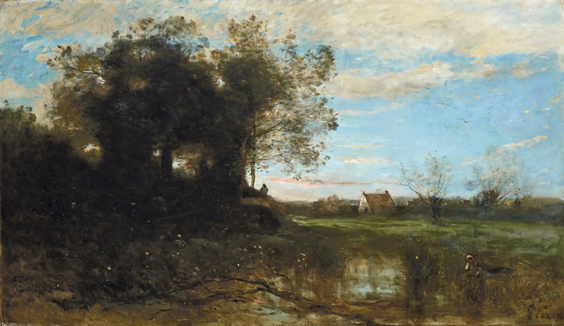 Ricordo delle dune di Dunkerque - Jean-Baptiste Camille Corot