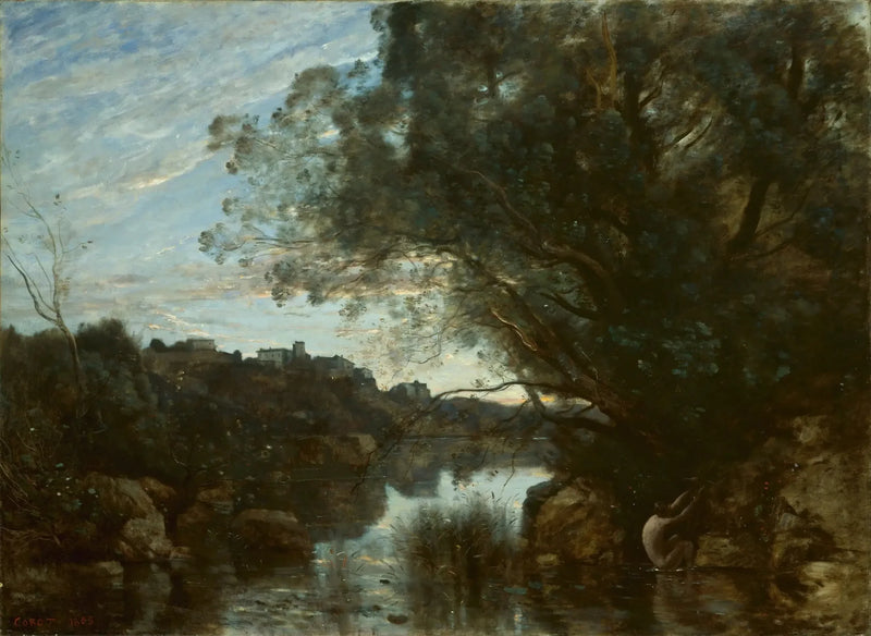 Ricordo dei dintorni del lago di Nemi - Jean-Baptiste Camille Corot