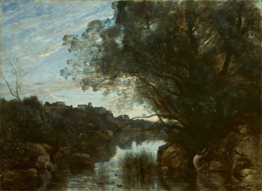 Ricordo dei dintorni del lago di Nemi - Jean-Baptiste Camille Corot