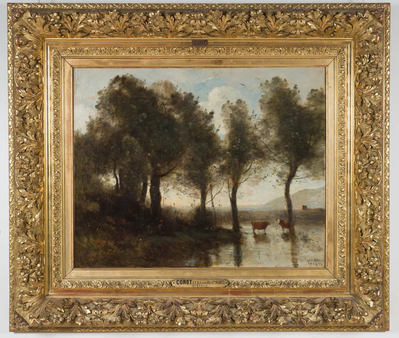 Ricordo delle paludi del Beauvaisis. L' stagno - Jean-Baptiste Camille Corot