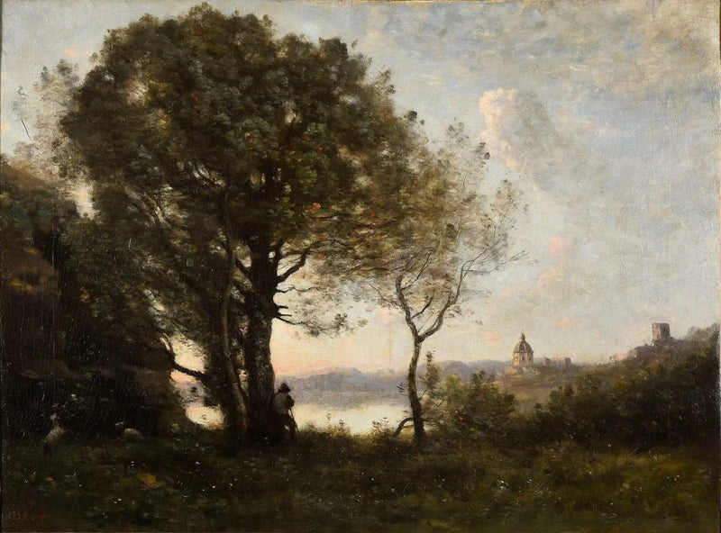 Ricordo del lago di Albano - Jean-Baptiste Camille Corot