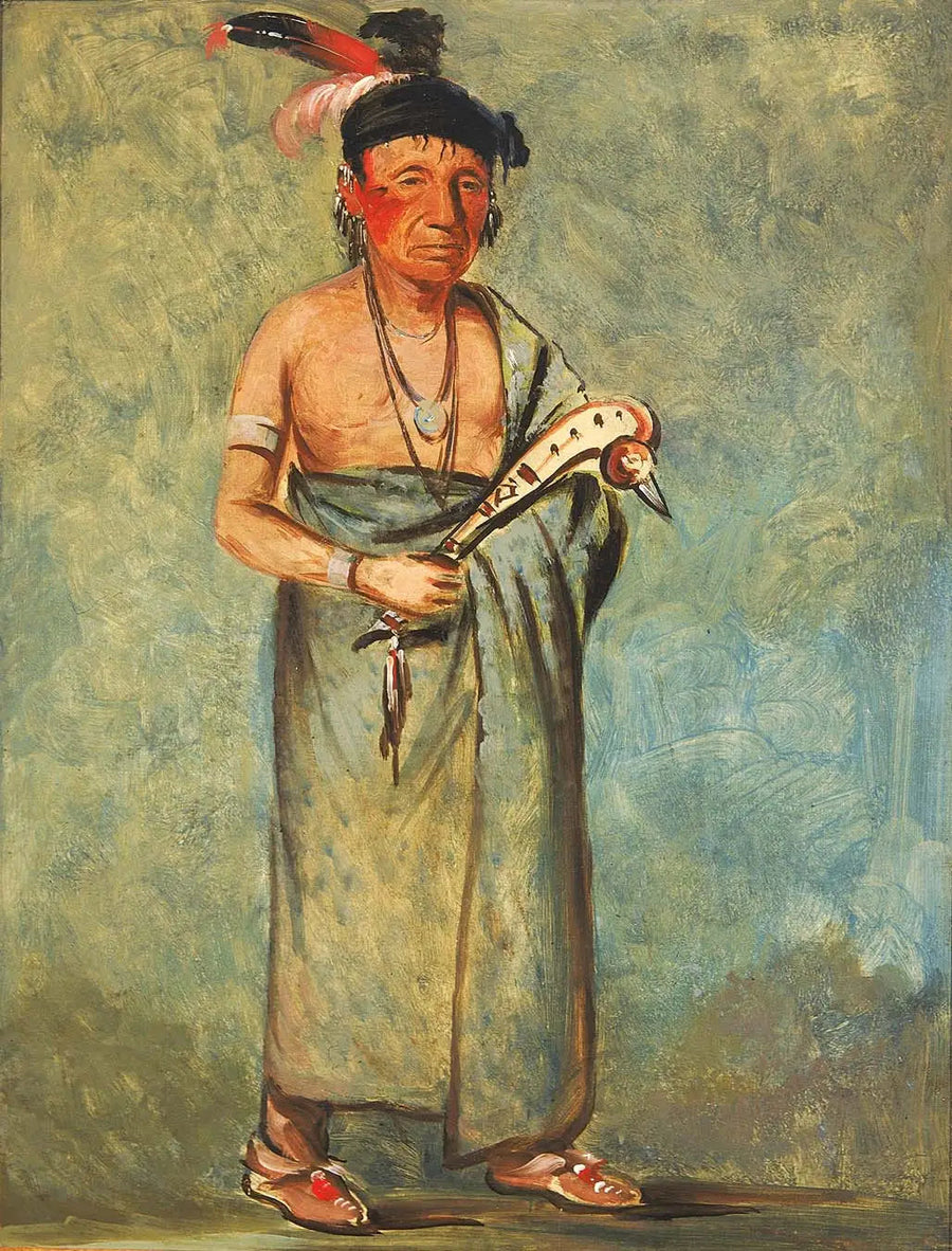 Span-e-o-née-kaw, l'Spagnolo - George Catlin