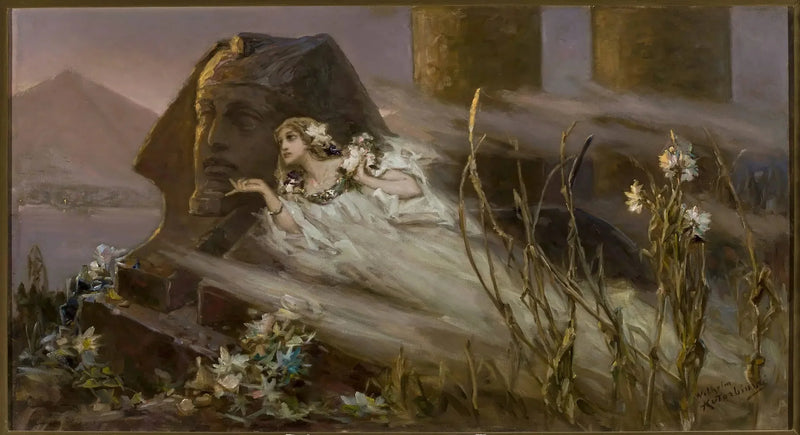 Sphinx e una donna fantasma - Wilhelm Kotarbiński