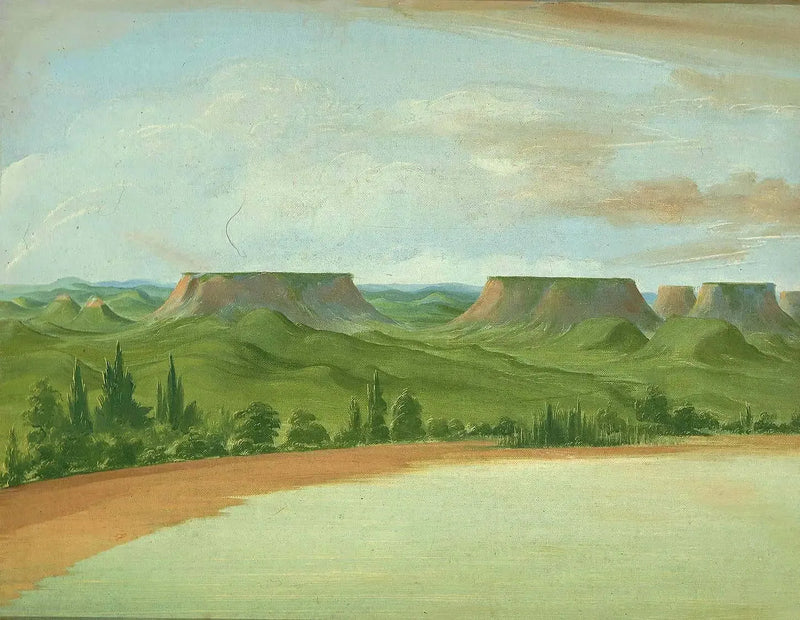 Square Hills, a 1 200 miglia sopra Saint-Louis - George Catlin