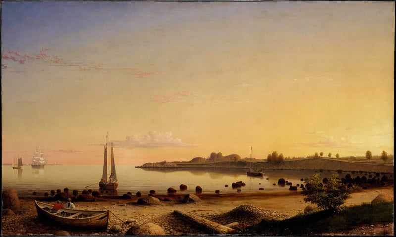 Stage Fort attraverso il porto di Gloucester - Fitz Henry Lane