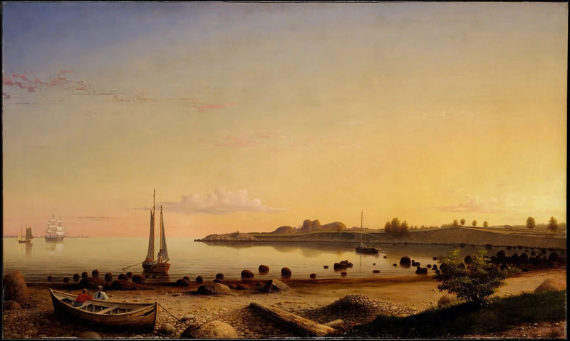 Stage Fort attraverso il porto di Gloucester - Fitz Henry Lane