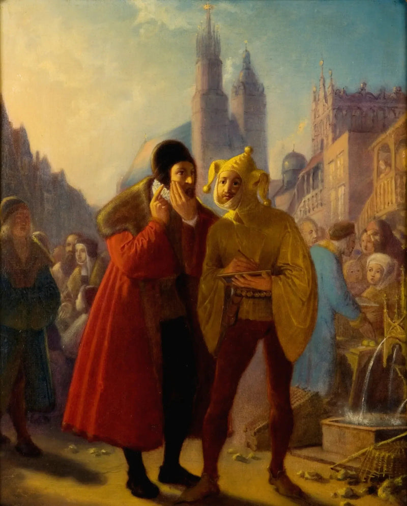 Stańczyk simule un mal de dents - Jan Matejko