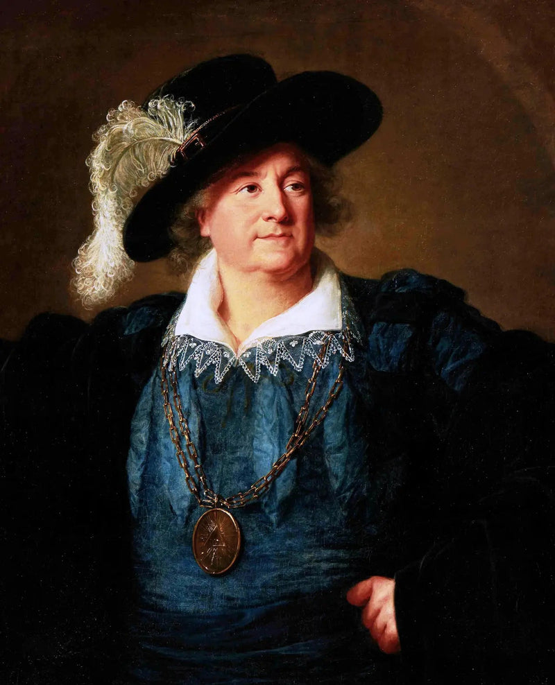 Stanislas Auguste con l'emblema massonico sul petto - Élisabeth Vigée Le Brun