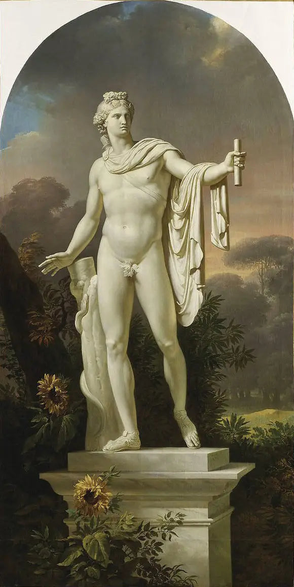 Statua di Apollo - Charles Meynier