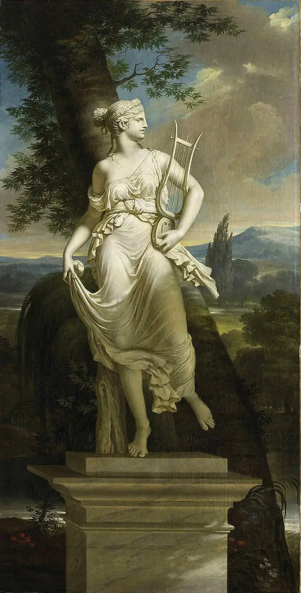 Statua di Polimnia - Charles Meynier