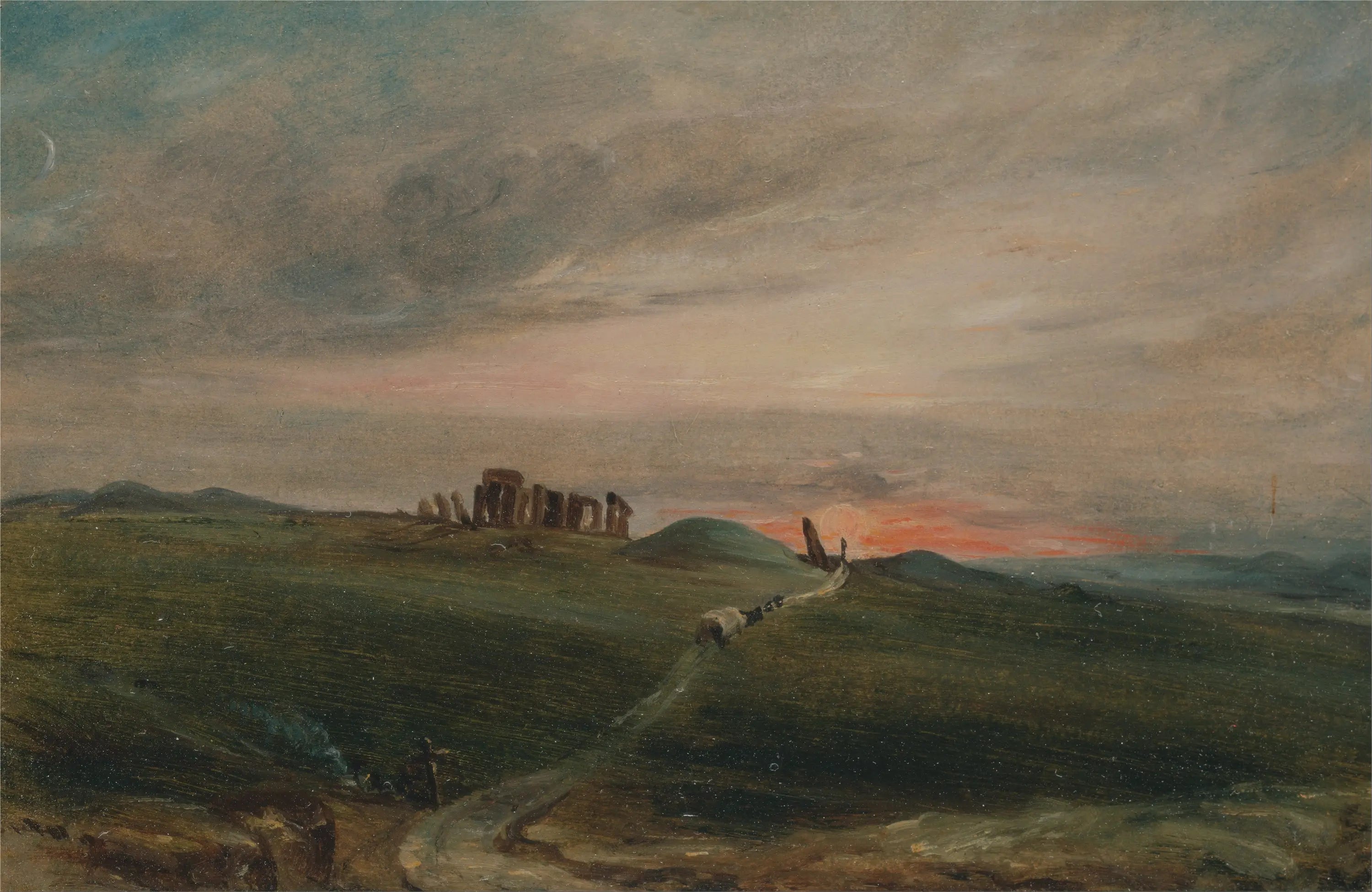 Stonehenge au soleil couchant - John Constable - Alpha Reproduction
