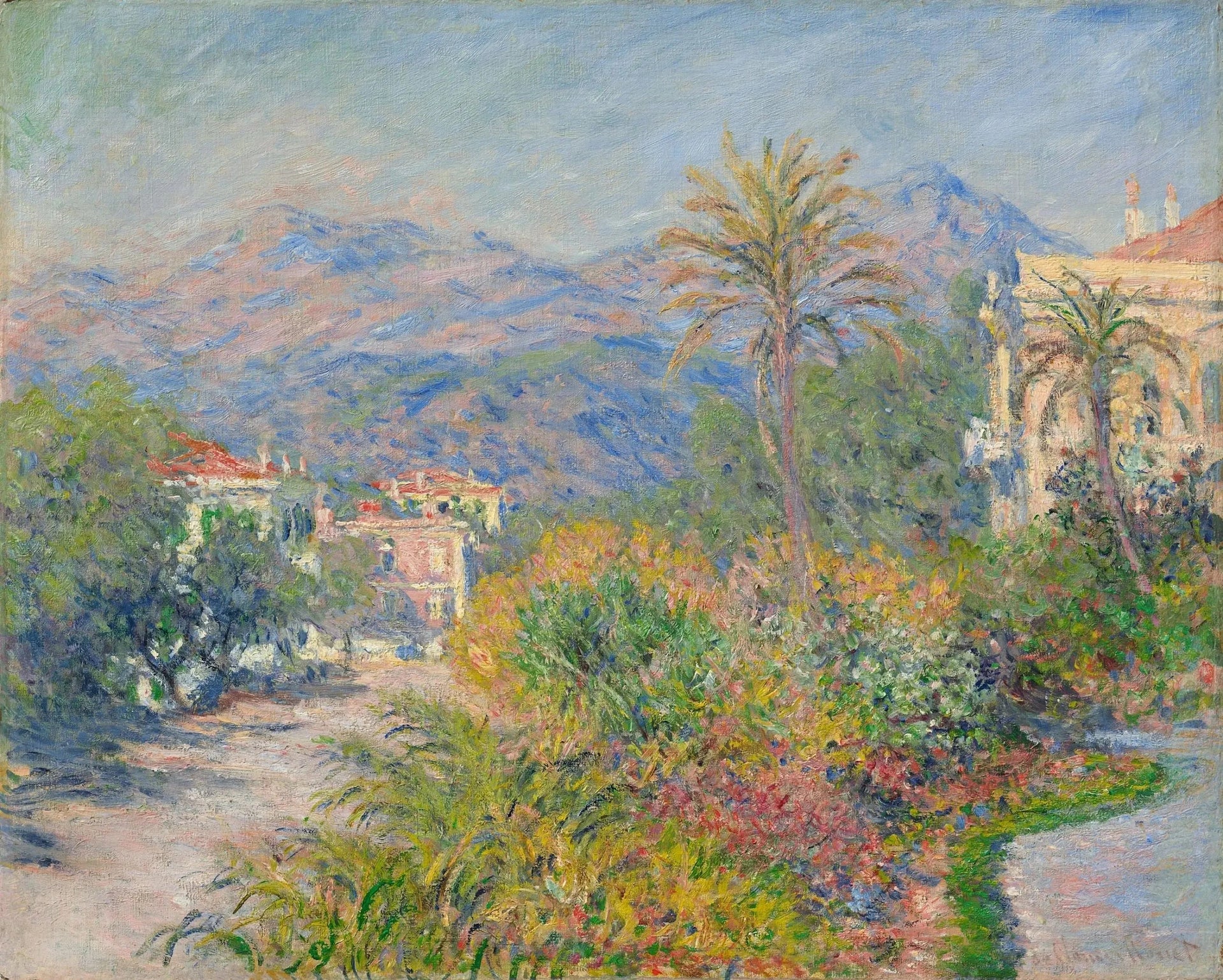 Strada Romana à Bordighera W855 par Claude Monet, Museum Barberini