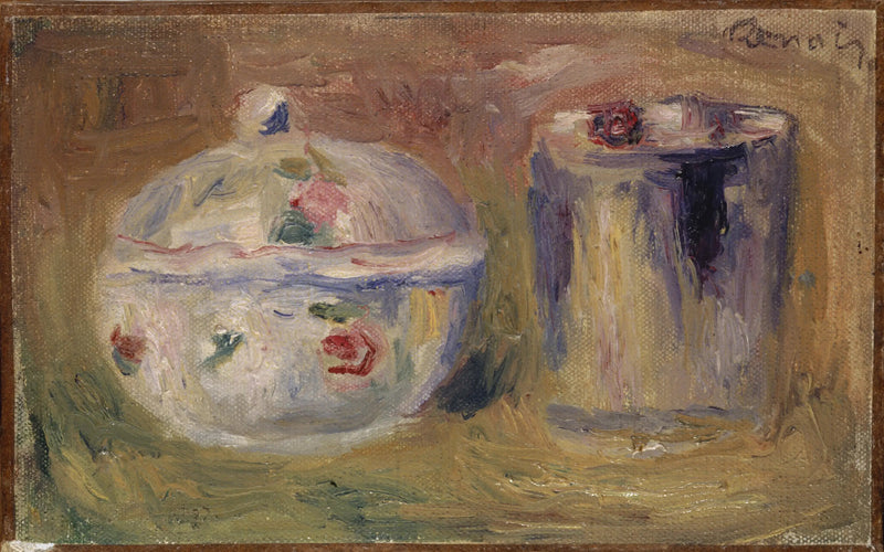 Zuccheriera e bicchiere - Pierre-Auguste Renoir