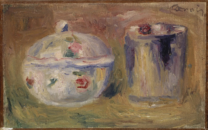 Zuccheriera e bicchiere - Pierre-Auguste Renoir