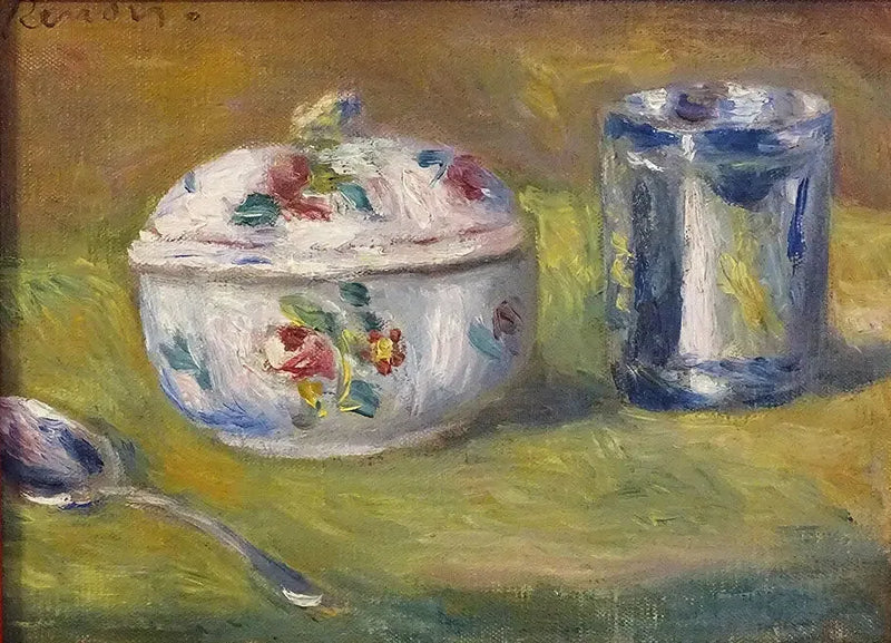 Zuccheriera e bicchiere - Pierre-Auguste Renoir