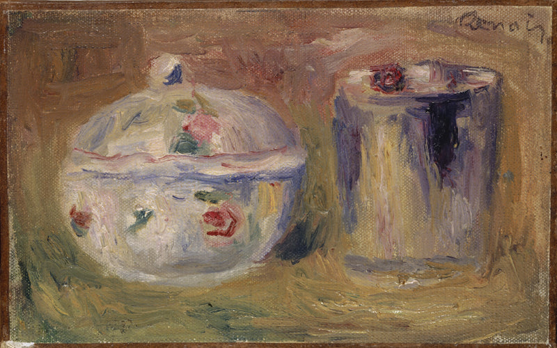 Zuccheriera e bicchiere - Pierre-Auguste Renoir