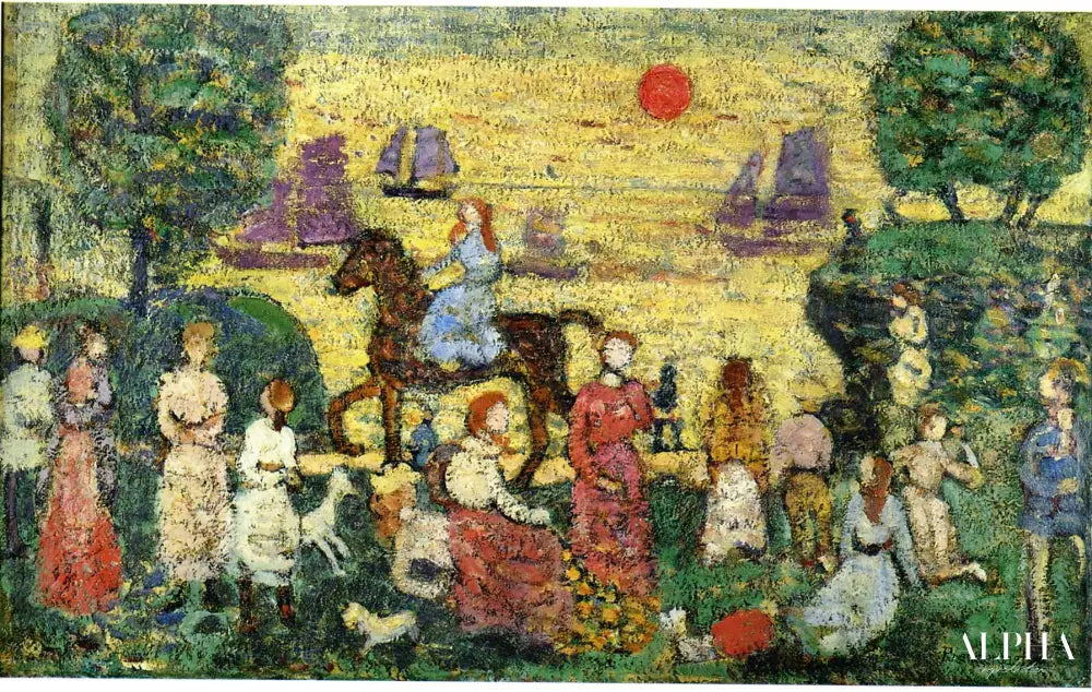 Sunset and Sea Fog - Maurice Prendergast - Reproductions de tableaux et peintures haut de gamme