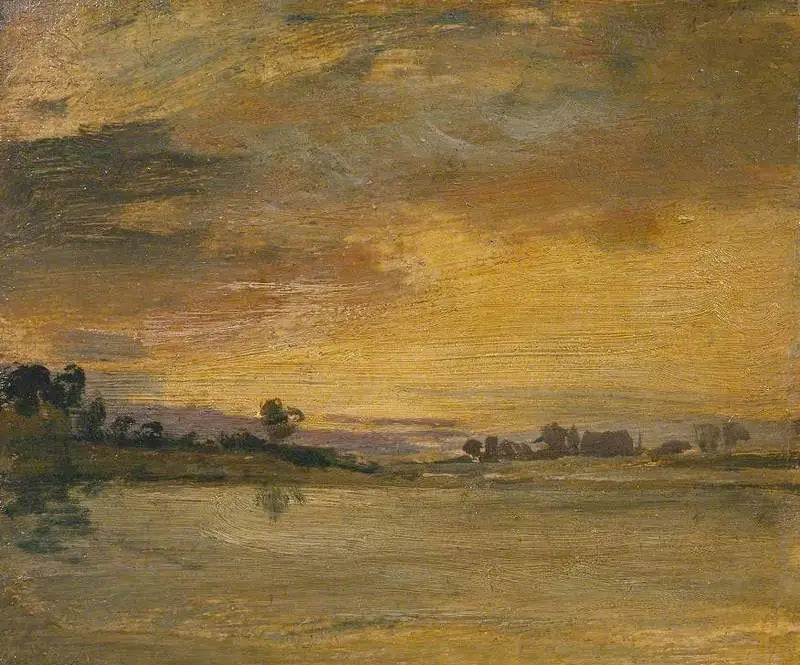 Tramonto sul fiume - J. M. W. Turner