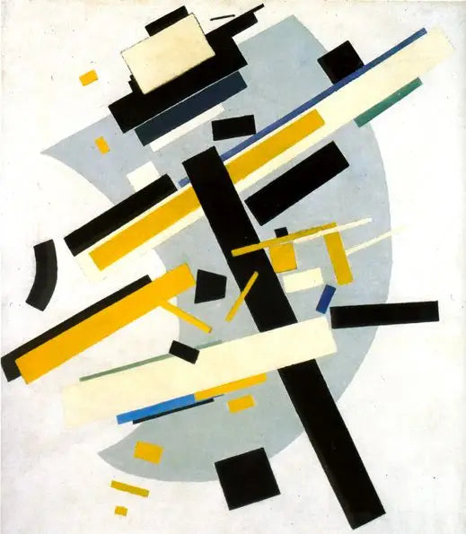 Supremus #58 : Giallo e Nero - Kazimir Malevich
