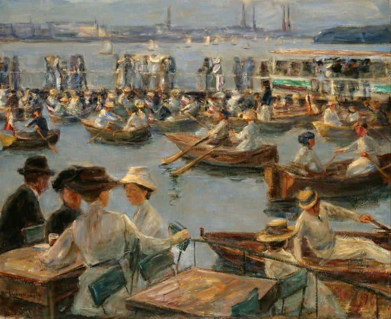 Su l'Alster ad Amburgo - Max Liebermann