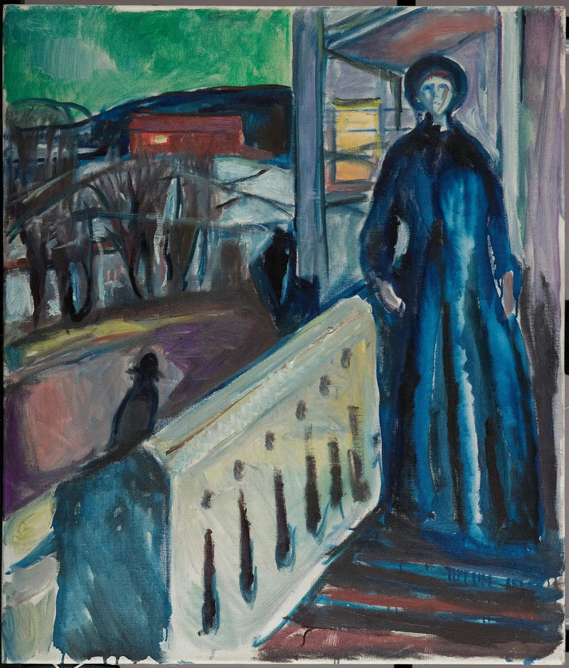 Sulla scala della veranda - Edvard Munch