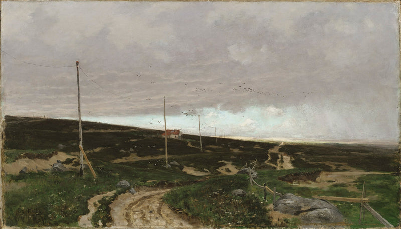 Sulla costa. Motivo di Jaeren, Norvegia - Frits Thaulow