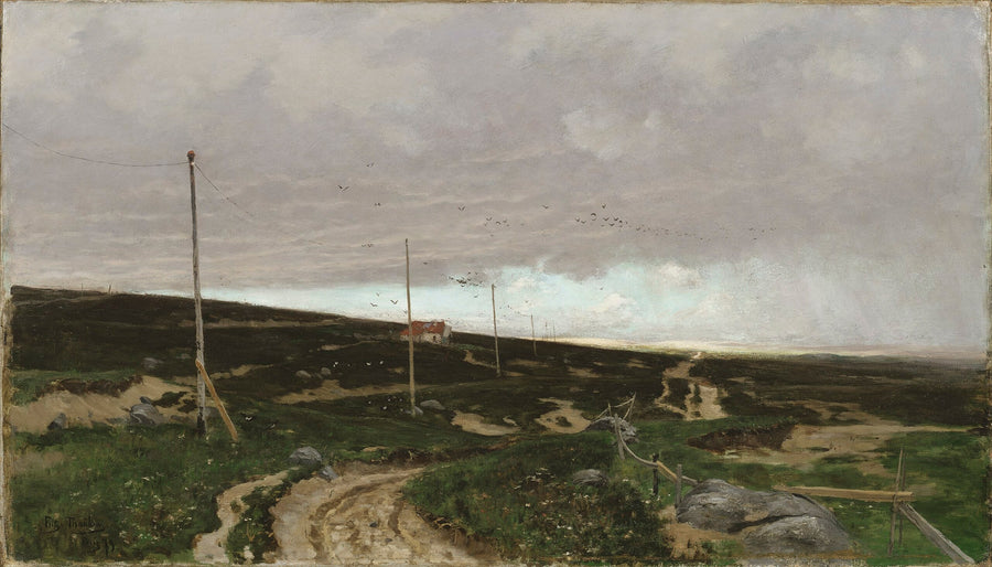 Sulla costa. Motivo di Jaeren, Norvegia - Frits Thaulow