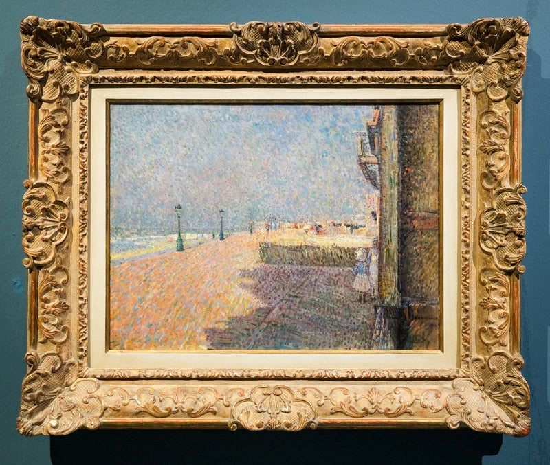Sulla diga (La spiaggia di Ostenda) - Georges Lemmen