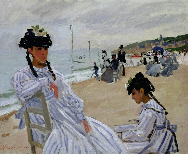 Sulla spiaggia a Trouville - Claude Monet
