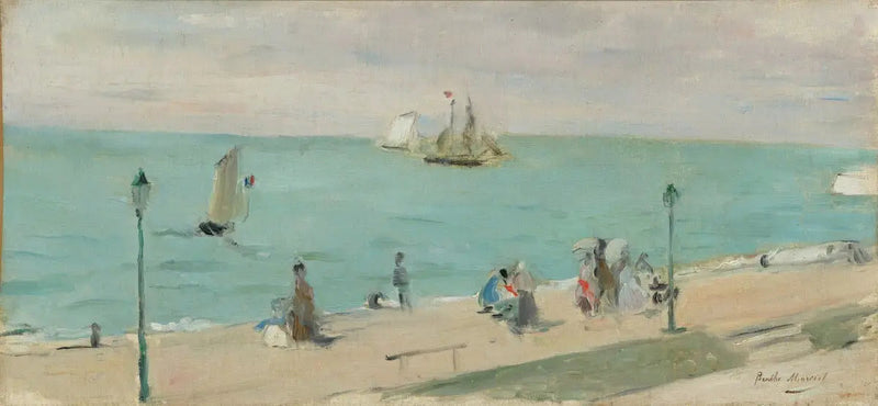 Sulla spiaggia - Berthe Morisot