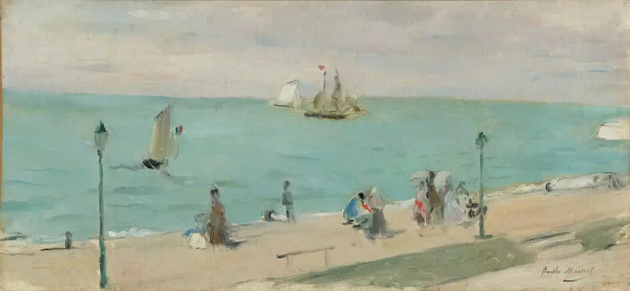 Sulla spiaggia - Berthe Morisot