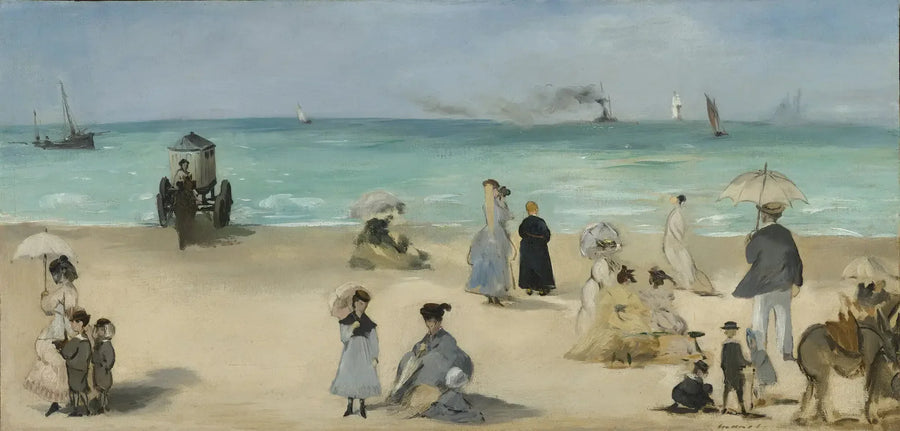 Sulla spiaggia di Boulogne - Édouard Manet