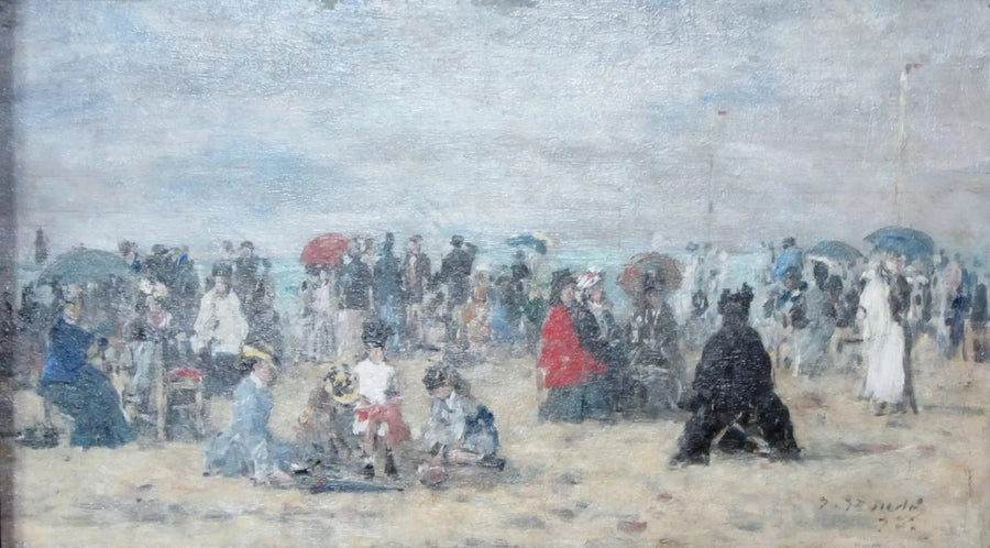 Sulla spiaggia di Trouville - Eugène Boudin