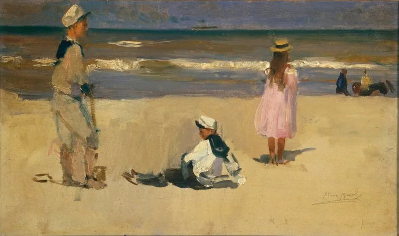 Sulla spiaggia - Isaac Israel
