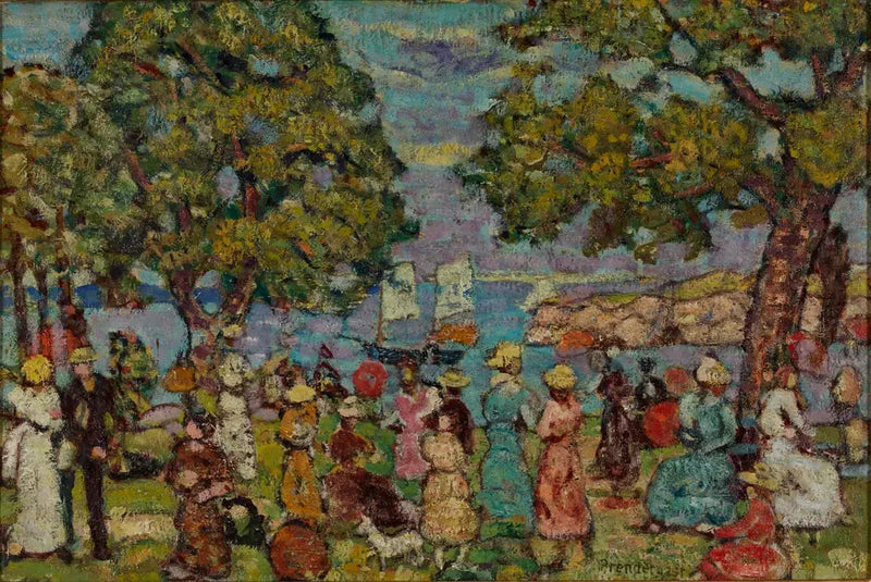 Sulla spiaggia - Maurice Prendergast