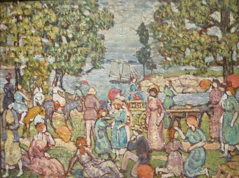 Sulla spiaggia, n° 3 - Maurice Prendergast